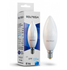 Лампа светодиодная Voltega Candle 10W E14 10Вт 4000K 7065