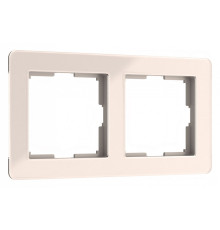 Рамка на 2 поста Werkel Acrylic (айвори) W0022743