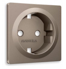 Накладка для розетки с заземлением Ambrella Volt Quant AP6360