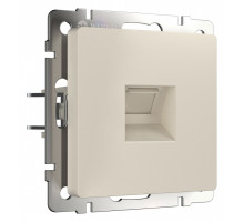 Розетка Ethernet RJ-45 без рамки Werkel айвори матовый W1181062
