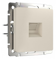 Розетка Ethernet RJ-45 без рамки Werkel айвори матовый W1181062