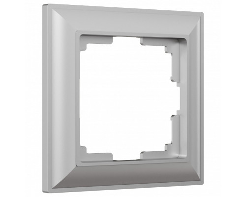 Рамка на 1 пост Werkel Fiore (серебряный) W0012206 Рамка на 1 пост Werkel Fiore (серебряный) W0012206