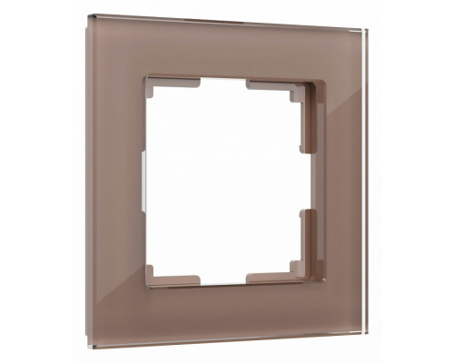 Рамка на 1 пост Werkel Favorit (латте, стекло) W0011142 Рамка на 1 пост Werkel Favorit (латте, стекло) W0011142