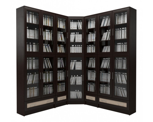Шкаф книжный Мебелайн-32 Шкаф книжный Мебелайн-32
