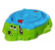 Песочница KIDS Собачка с крышкой 432