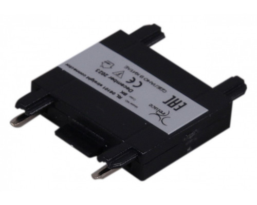 Соединитель линейный для треков RL 06101 straight connector BK Соединитель линейный для треков RL 06101 straight connector BK
