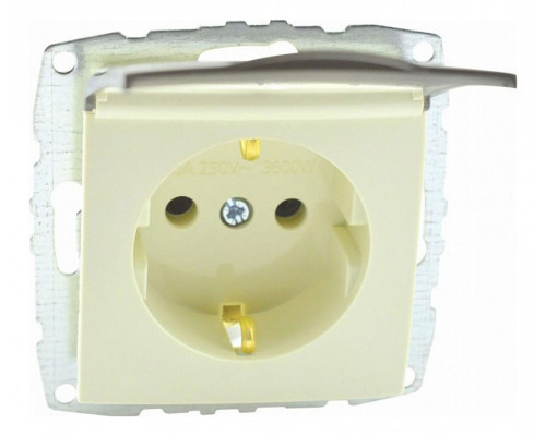 Розетка с заземлением с крышкой, без рамки Mono Electric Despina / Larissa 500-001721-118 Розетка с заземлением с крышкой, без рамки Mono Electric Despina / Larissa 500-001721-118