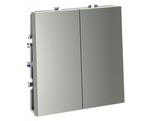 Выключатель двухклавишный без рамки Voltum S70 VLS020105 Выключатель двухклавишный без рамки Voltum S70 VLS020105
