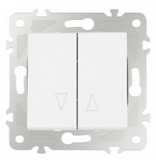Выключатель для жалюзи без рамки Arte Milano 203 203.38-2.white