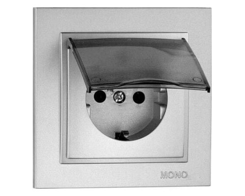 Розетка с заземлением с крышкой Mono Electric Despina 102-212121-118 Розетка с заземлением с крышкой Mono Electric Despina 102-212121-118