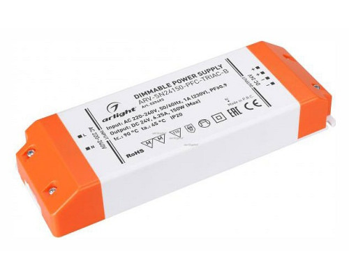 Блок питания Arlight ARV-SN24150-PFC-TRIAC-B 029493 Блок питания Arlight ARV-SN24150-PFC-TRIAC-B 029493