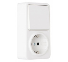 Блок с выключателями одноклавишными Arte Milano am-310 310.52-1.white