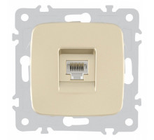 Розетка Ethernet RJ-45 без рамки Arte Milano am-205 205.45-1.shampan