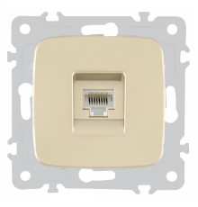 Розетка Ethernet RJ-45 без рамки Arte Milano am-205 205.45-1.shampan