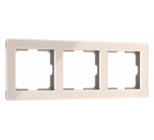 Рамка на 3 поста Werkel Acrylic (айвори) W0032743