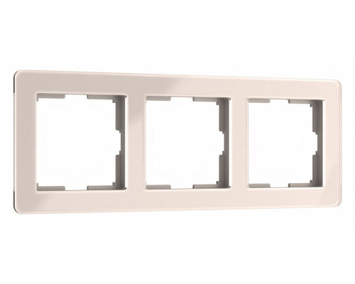 Рамка на 3 поста Werkel Acrylic (айвори) W0032743 Рамка на 3 поста Werkel Acrylic (айвори) W0032743