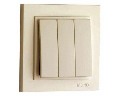 Выключатель трехклавишный Mono Electric Despina 102-170022-114 Выключатель трехклавишный Mono Electric Despina 102-170022-114