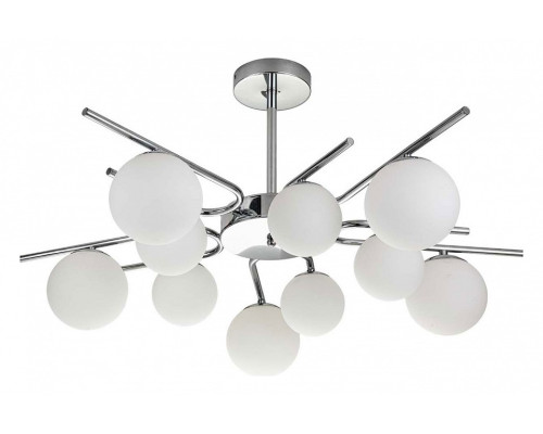 Люстра на штанге Escada Sphere 642/10P Silver Люстра на штанге Escada Sphere 642/10P Silver