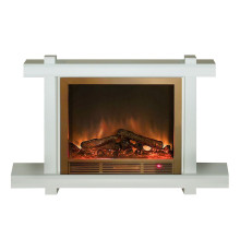 Комплект из электрокамина напольного и портала (154x35x101.5 см) Капри Delux Sharm 33 BR КАП00008