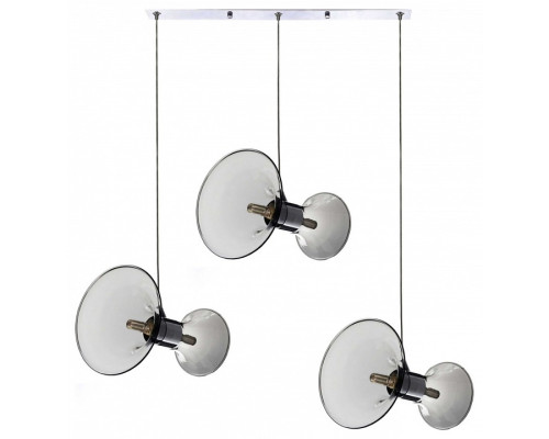 Подвесной светильник LUMINA DECO Warni LDP 6819-3 GY Подвесной светильник LUMINA DECO Warni LDP 6819-3 GY