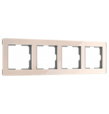 Рамка на 4 поста Werkel Acrylic (айвори) W0042743