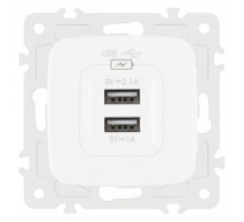 Розетка USB, без рамки Arte Milano am-205 205.46-1.white