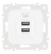 Розетка USB, без рамки Arte Milano am-205 205.46-1.white