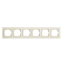 Рамка на 6 постов Mono Electric Despina 102-010000-166