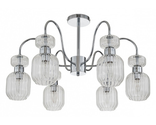Люстра на штанге Escada Gloss 1141/6PL Chrome/Clear Люстра на штанге Escada Gloss 1141/6PL Chrome/Clear