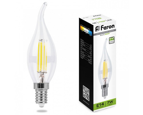 Лампа светодиодная Feron LB-167 E14 7Вт 4000K 25873 Лампа светодиодная Feron LB-167 E14 7Вт 4000K 25873