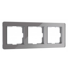 Рамка на 3 поста Werkel Acrylic (графит) W0032704