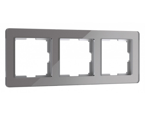 Рамка на 3 поста Werkel Acrylic (графит) W0032704 Рамка на 3 поста Werkel Acrylic (графит) W0032704