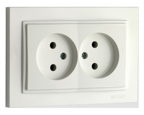 Розетка двойная Mono Electric Despina 102-190005-121 Розетка двойная Mono Electric Despina 102-190005-121