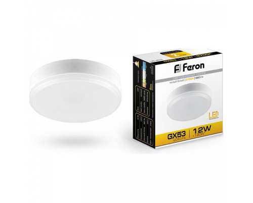Лампа светодиодная Feron Saffit LB-453 GX53 12Вт 2700K 25833 Лампа светодиодная Feron Saffit LB-453 GX53 12Вт 2700K 25833