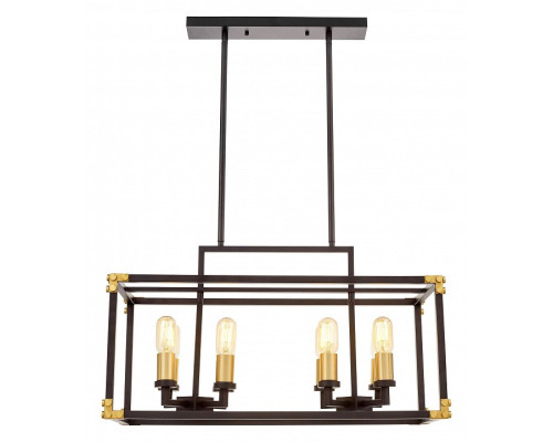Подвесной светильник LUMINA DECO Waldorf LDP 1140-8 BK+MD Подвесной светильник LUMINA DECO Waldorf LDP 1140-8 BK+MD