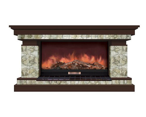 Комплект из электрокамина напольного и портала (143x45x80 см) Брайтон Карелия Premier S86 БР000002 Комплект из электрокамина напольного и портала (143x45x80 см) Брайтон Карелия Premier S86 БР000002