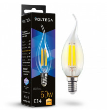 Лампа светодиодная Voltega Candle wind 6W E14 6Вт 3000K 7209