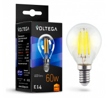 Лампа светодиодная Voltega Globe 6W E14 6Вт 2800K 7021