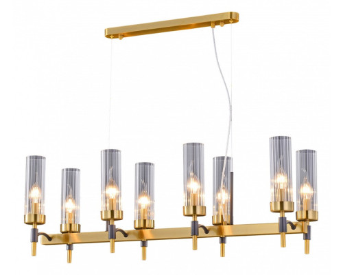 Подвесная люстра ILLUMICO BRASS TUBO IL5177-8LLS-29 BRASS TUBO Подвесная люстра ILLUMICO BRASS TUBO IL5177-8LLS-29 BRASS TUBO