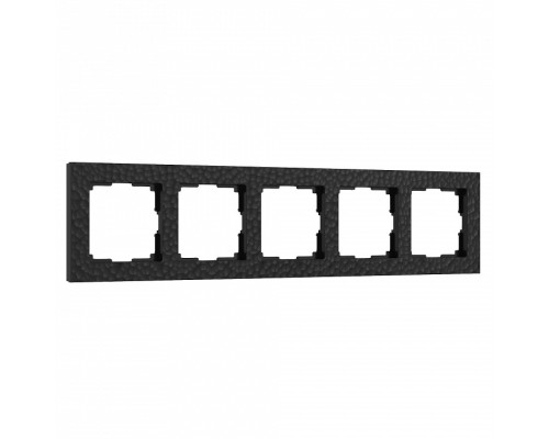 Рамка на 5 постов Werkel Hammer черный W0052408 Рамка на 5 постов Werkel Hammer черный W0052408