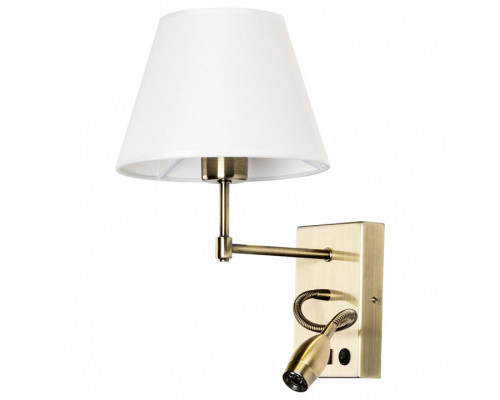Бра с подсветкой Arte Lamp Elba A2581AP-2AB Бра с подсветкой Arte Lamp Elba A2581AP-2AB