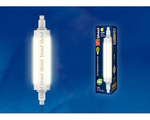 Лампа светодиодная Uniel LED-J118 R7s 12Вт 3000K UL-00001555 Лампа светодиодная Uniel LED-J118 R7s 12Вт 3000K UL-00001555