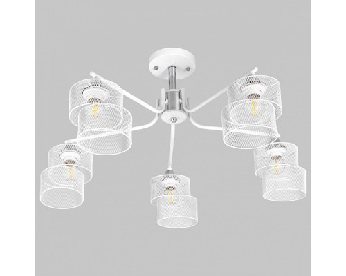 Люстра на штанге Imex MD.4252 MD.4252-5-S-WH+CH Люстра на штанге Imex MD.4252 MD.4252-5-S-WH+CH