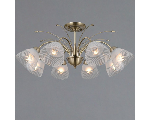 Люстра на штанге ILLUMICO AREZZO IL0594-8CSQ-25 AB AREZZO Люстра на штанге ILLUMICO AREZZO IL0594-8CSQ-25 AB AREZZO