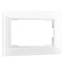 Рамка для двойной розетки Arte Milano am-503.02 503.02-double.white
