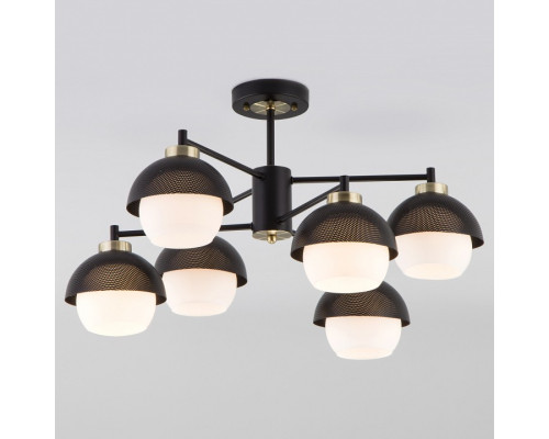 Люстра на штанге Eurosvet Nocciola 70106/6 черный Люстра на штанге Eurosvet Nocciola 70106/6 черный