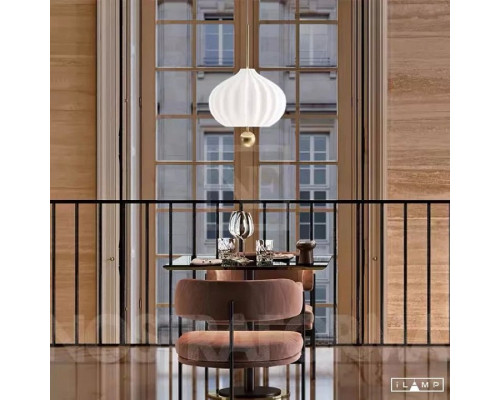 Подвесной светильник iLamp Pear 10808P/1 WH-GL Подвесной светильник iLamp Pear 10808P/1 WH-GL
