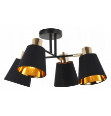 Люстра на штанге ILLUMICO Abelie IL6116-4COU-79 BK GD Abelie
