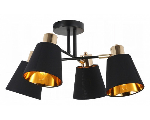 Люстра на штанге ILLUMICO Abelie IL6116-4COU-79 BK GD Abelie Люстра на штанге ILLUMICO Abelie IL6116-4COU-79 BK GD Abelie