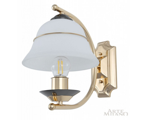 Бра Arte Milano Florentia-1240 301240/1W Bk/Gd Бра Arte Milano Florentia-1240 301240/1W Bk/Gd